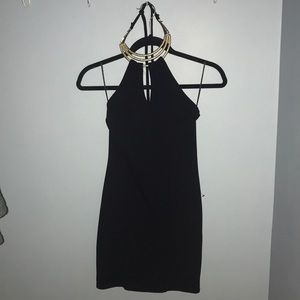 Black halter dress NWT